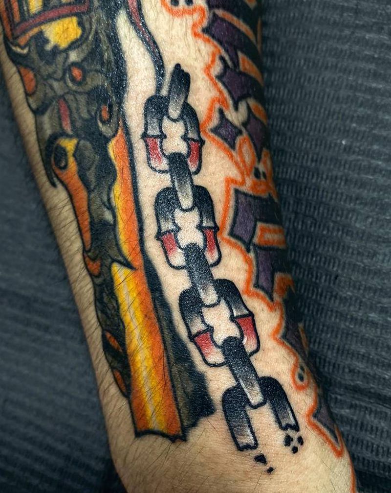 即兴纹身图片_手部Old School纹身图案