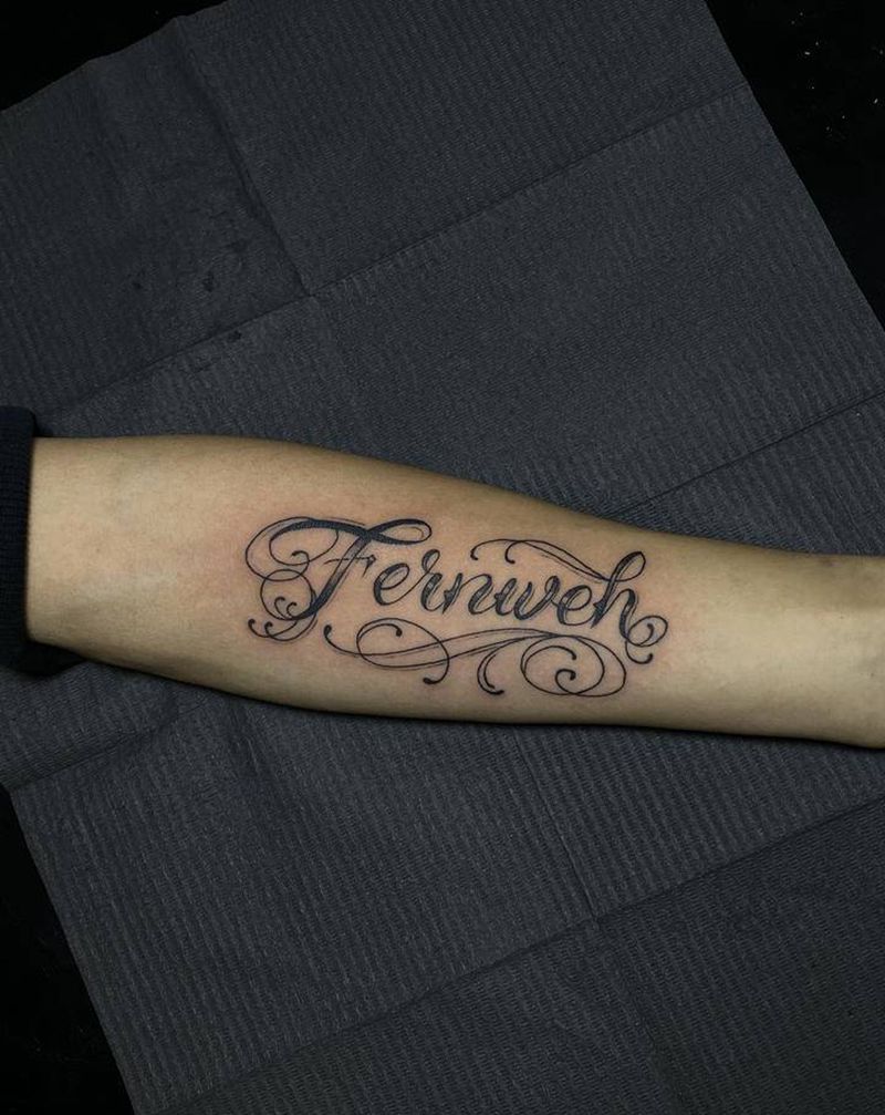 ✍️纹身图片_手部花体字纹身图案