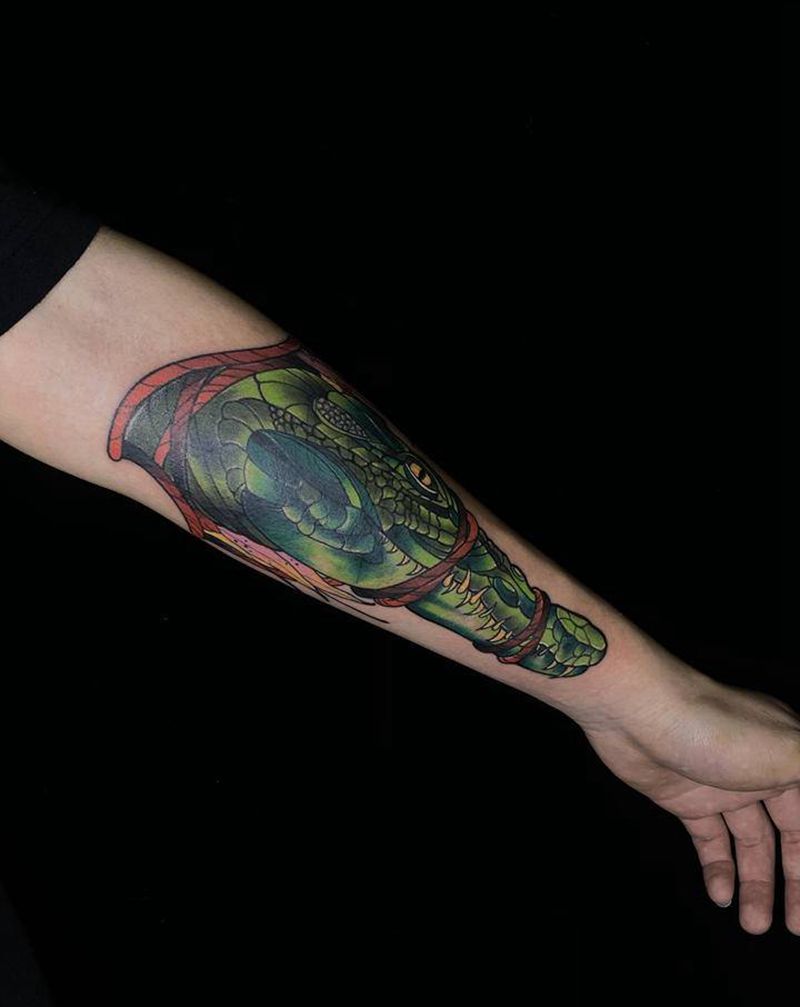 遮盖纹身图片_手臂New School纹身图案