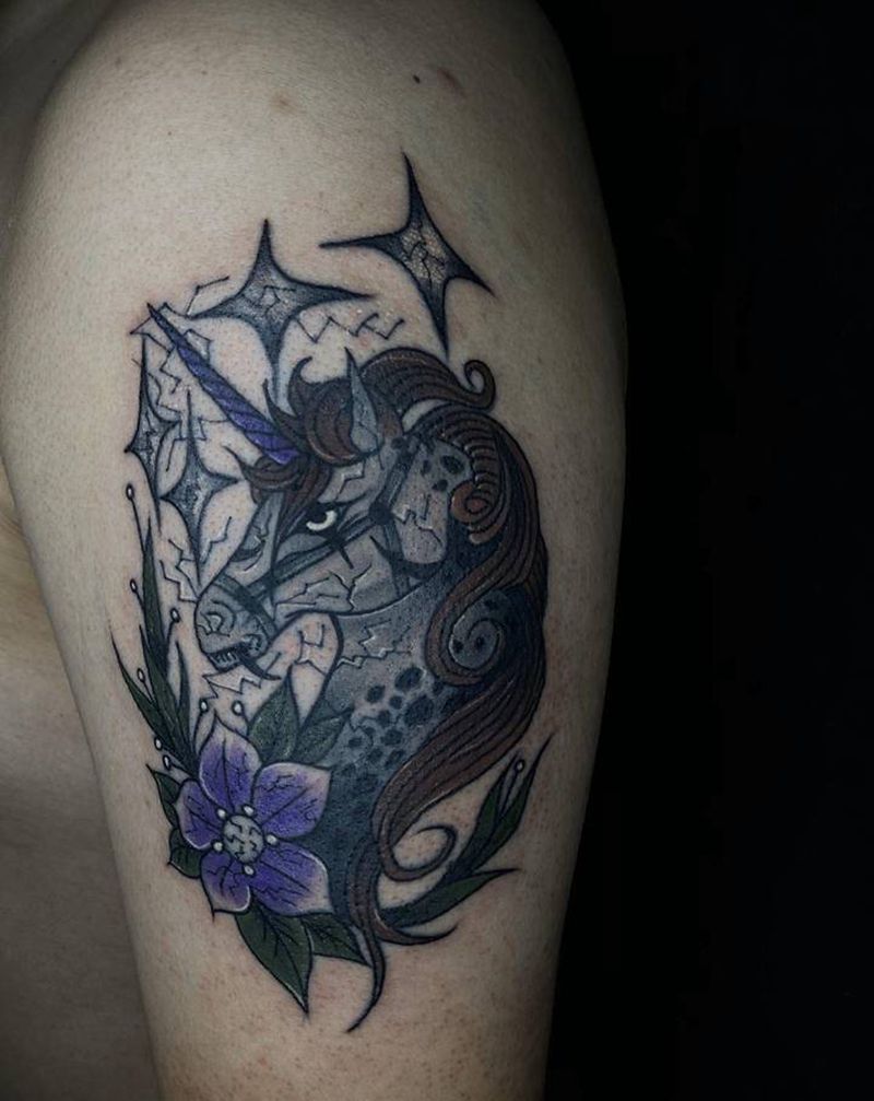 修改纹身图片_手臂New School纹身图案