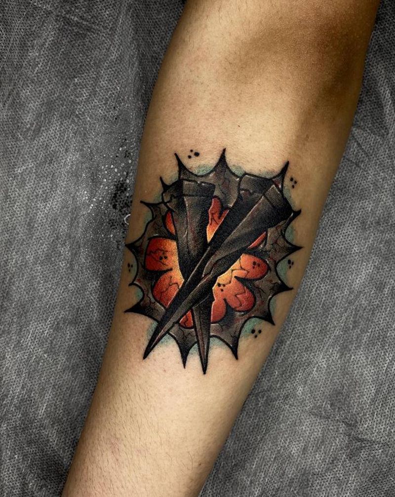 荆棘纹身图片_手部New School纹身图案