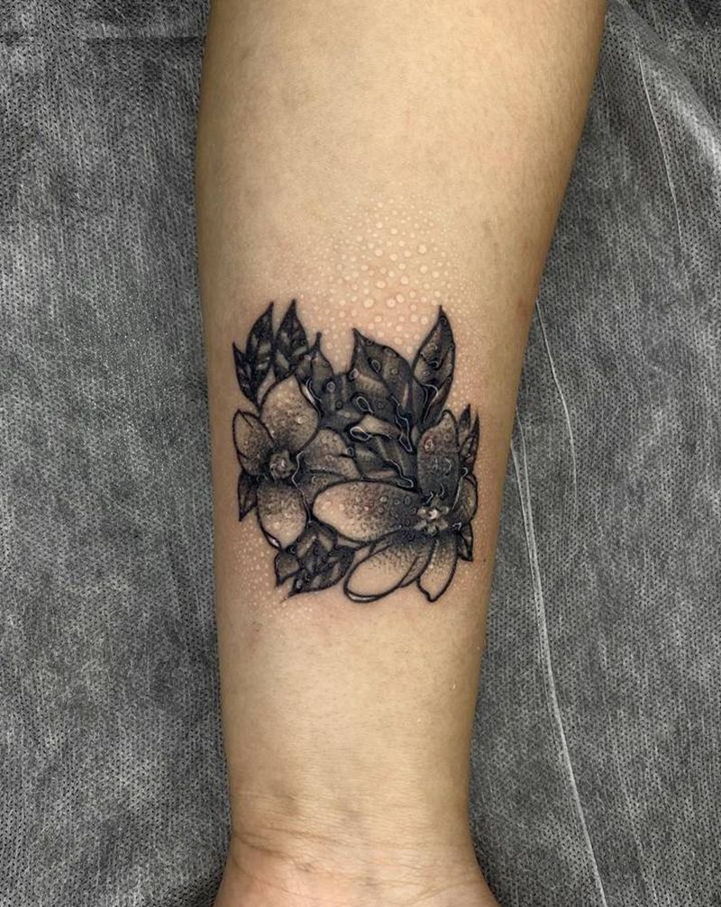 遮盖纹身图片_手部点刺纹身图案