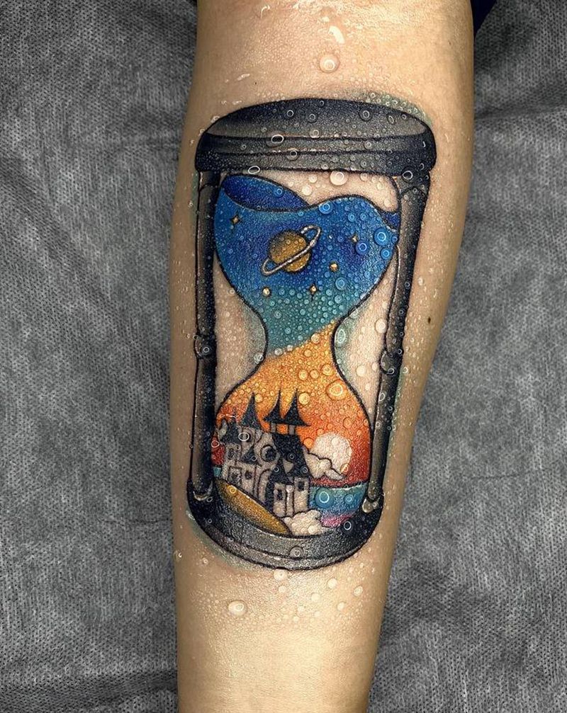 ⏳纹身图片_手部New School纹身图案