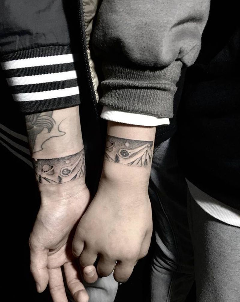 小图纹身图片_手部点刺纹身图案