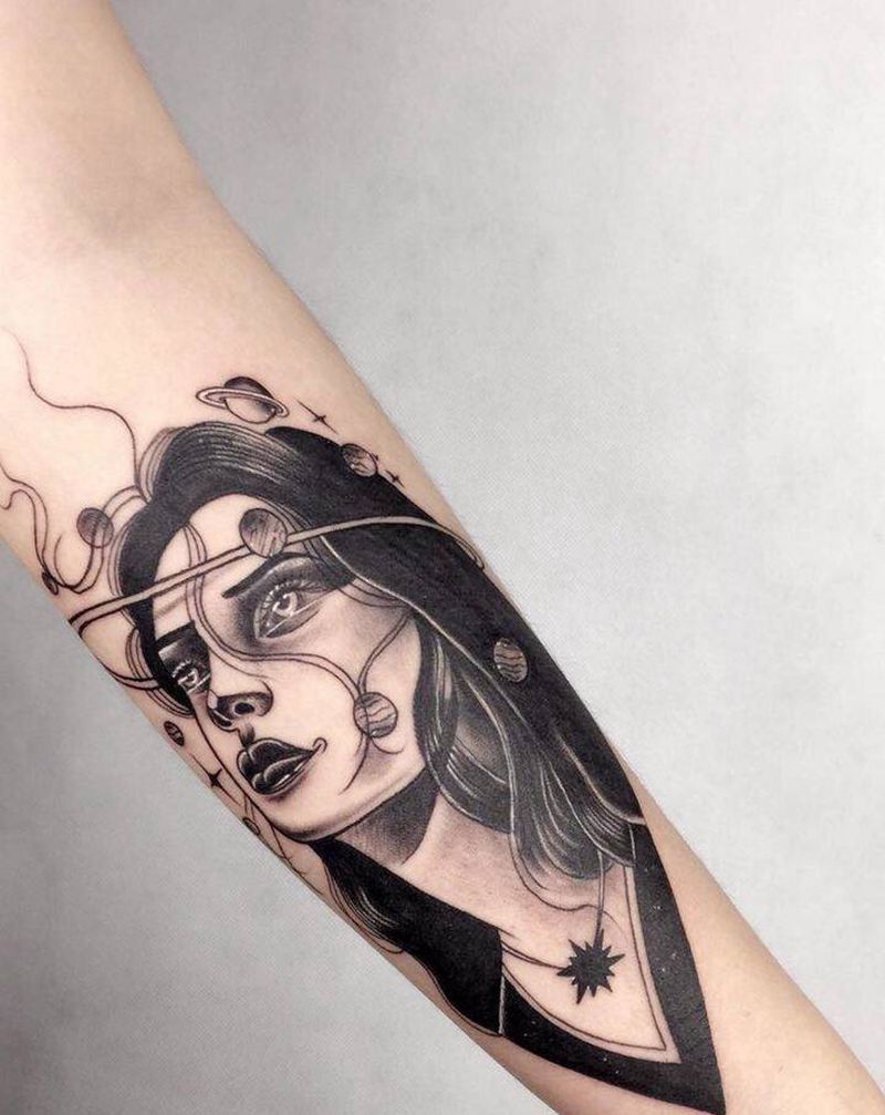 SCHOOL纹身图片_手臂New SchoolOld School纹身图案