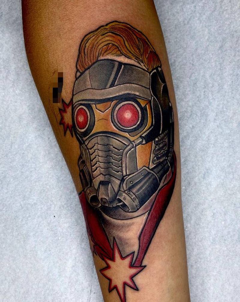 星爵纹身图片_手臂New School纹身图案