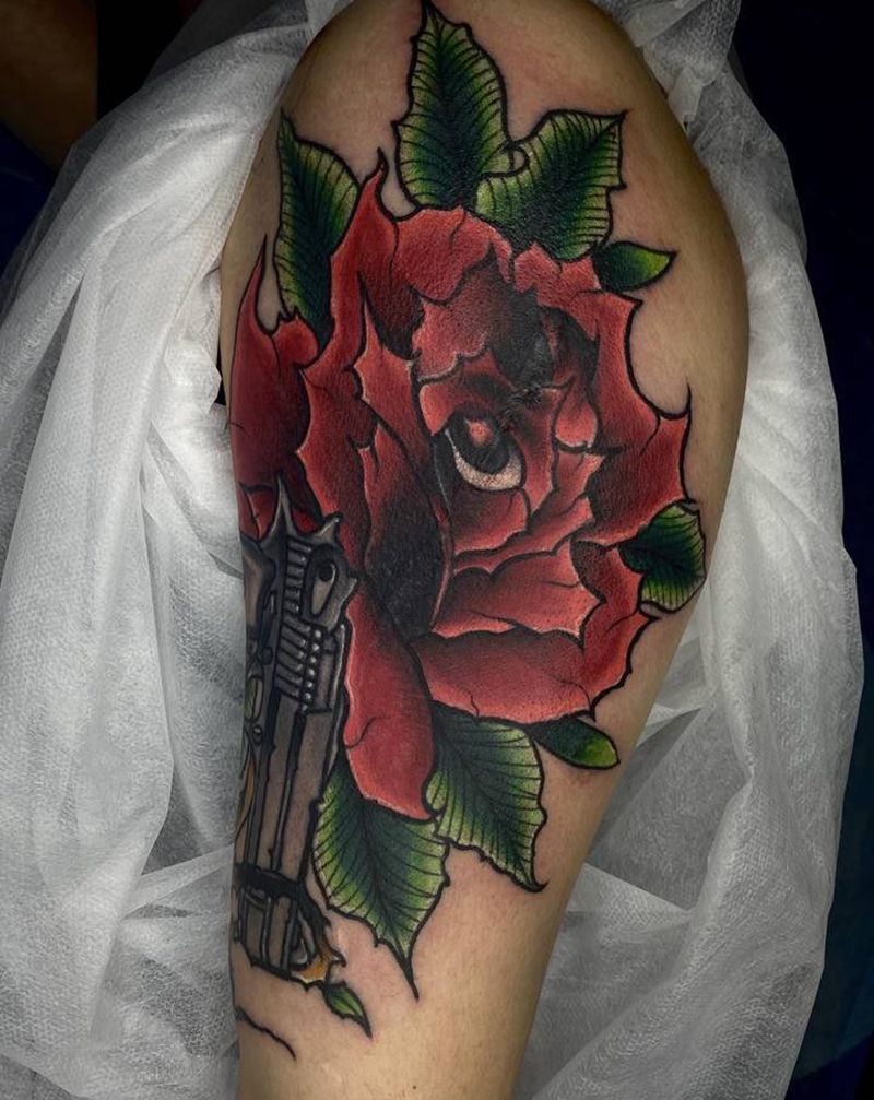 遮盖纹身图片_手臂New School纹身图案