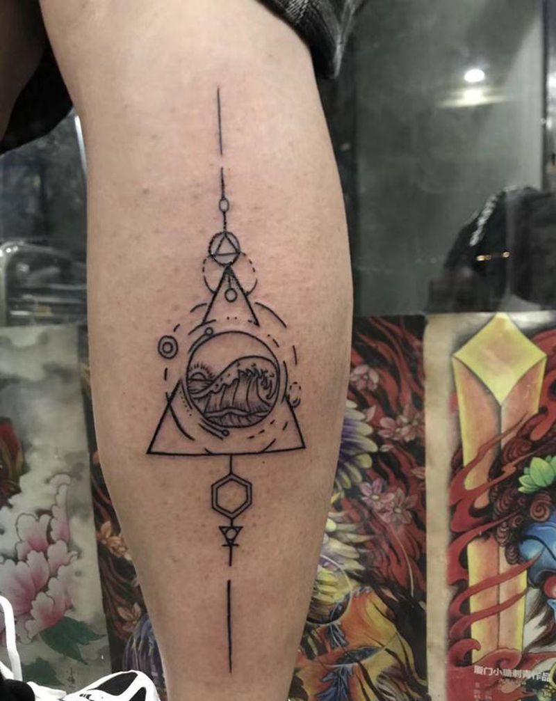 顾客自带图纹身图片_手部腿部纹身图案