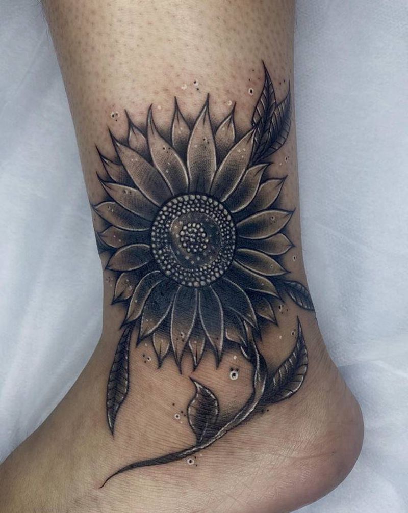 遮盖半永久纹身图片_脚部纹身图案