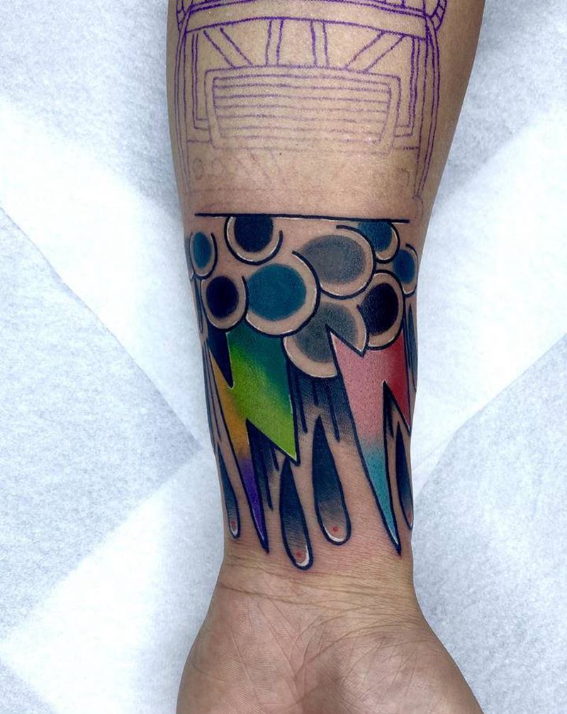 未完纹身图片_手臂Old School纹身图案