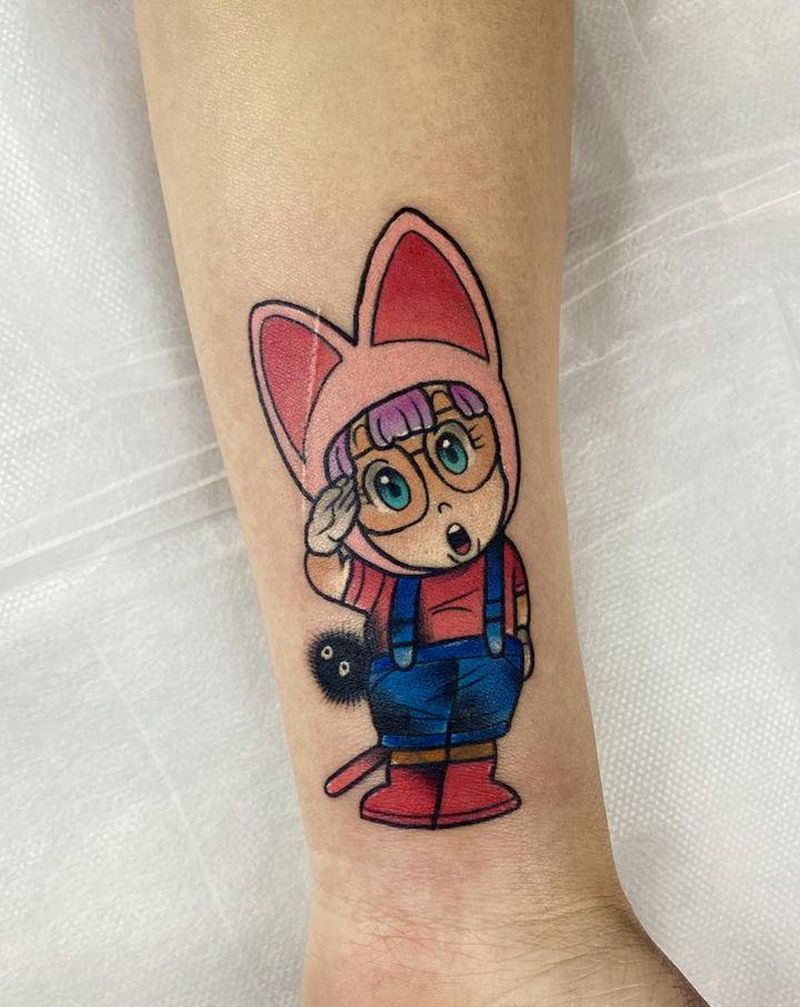 阿拉蕾遮盖纹身图片_手臂纹身图案