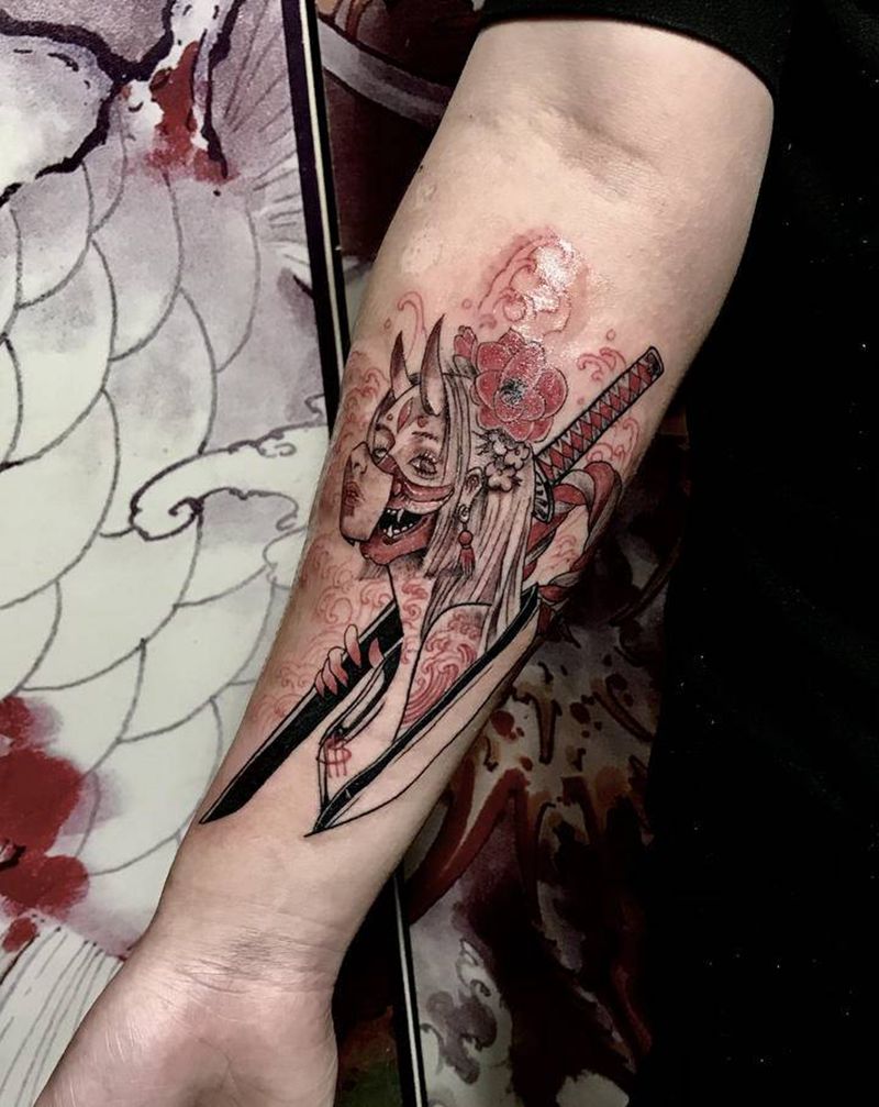 传统小图纹身图片_手臂新传统纹身图案