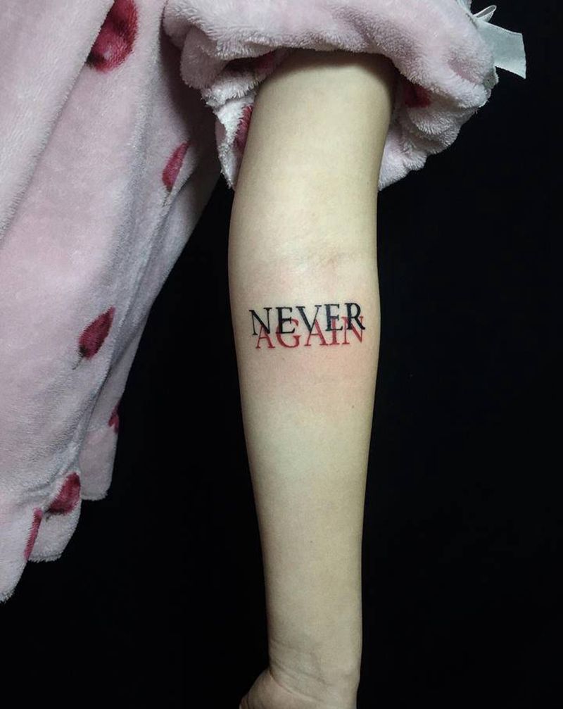 英文纹身图片_手臂纹身图案