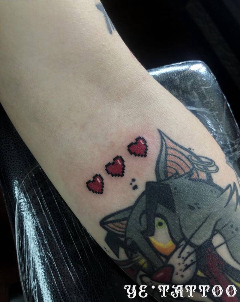 ❤️❤️❤️纹身图片_手臂图腾几何纹身图案