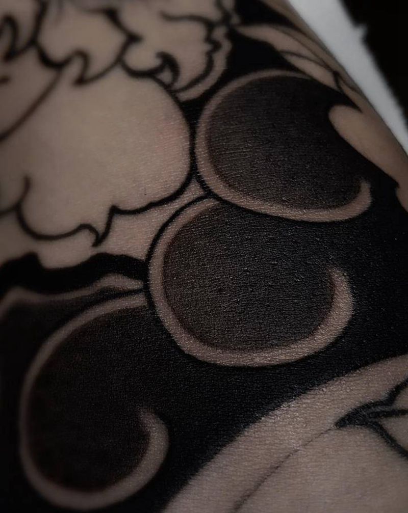 老传统板雾纹身图片_老传统纹身图案