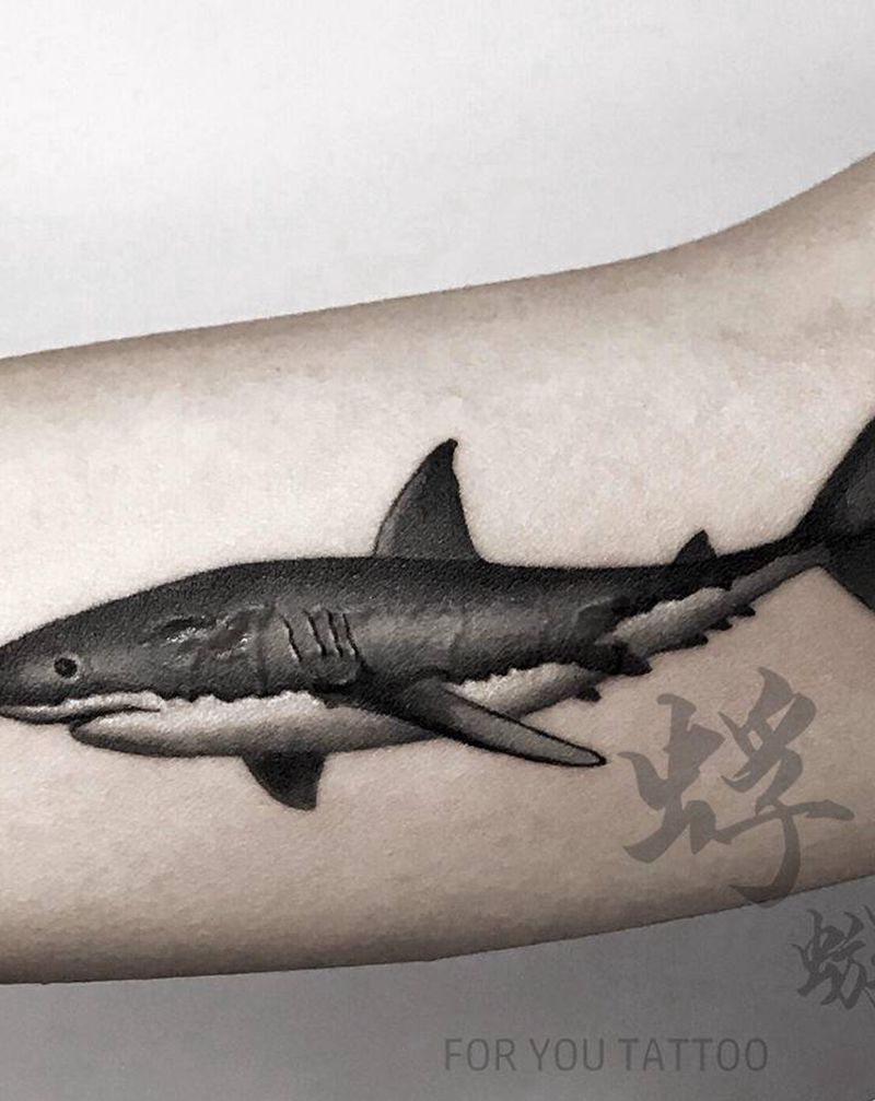 遮盖作品耗时1.5小时纹身图片_手臂欧美写实纹身图案