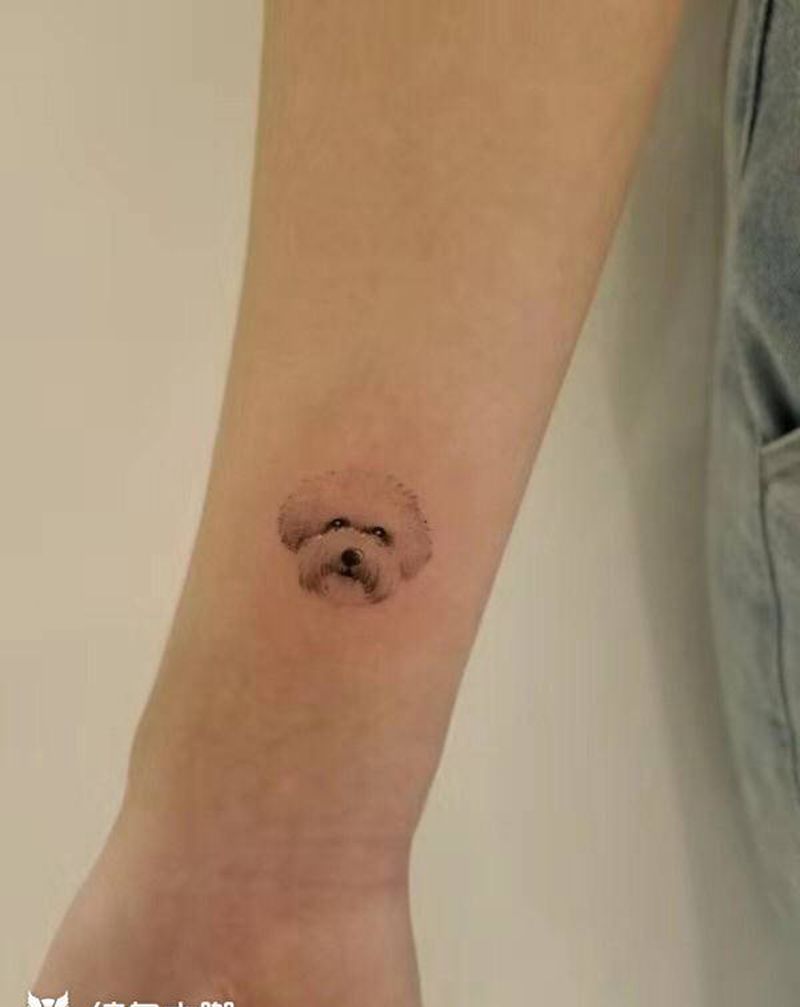 狗纹身图片_手部纹身图案