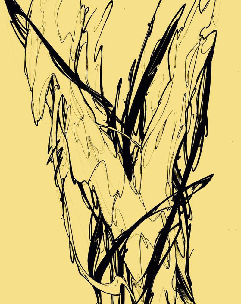 关于V的想法纹身图片_花体字纹身图案