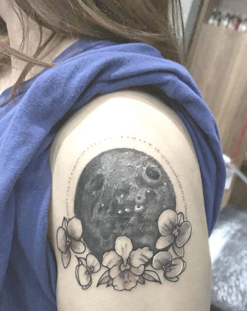 遮盖纹身图片_手臂欧美写实纹身图案