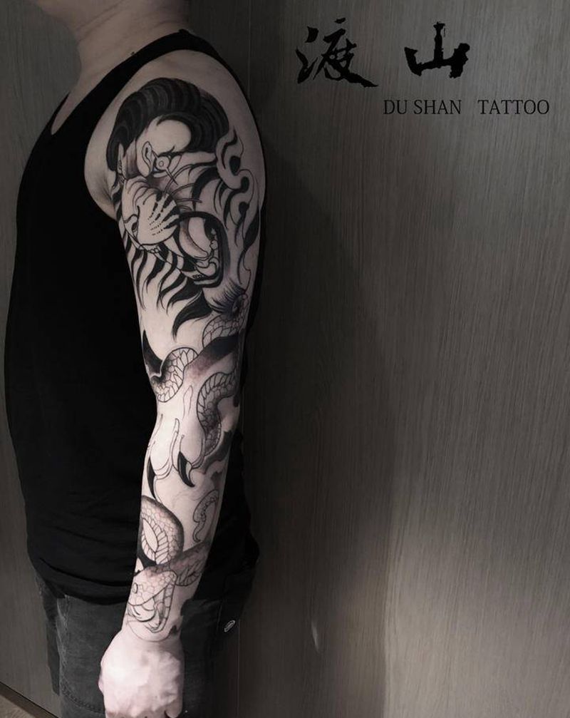 newschool纹身图片_手臂New School纹身图案