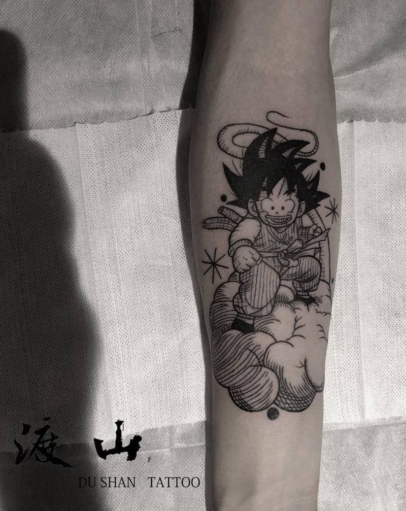 ▪️悟空▪️纹身图片_手臂卡通纹身图案