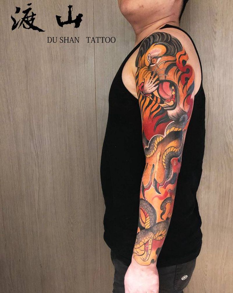 ▪️new school纹身图片_手臂New School纹身图案