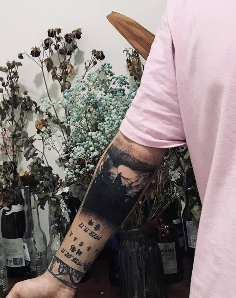 遮盖纹身图片_手臂纹身图案