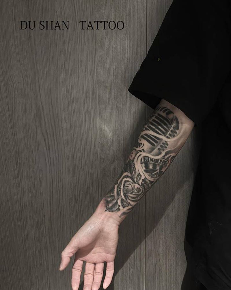 欧美写实纹身图片_手臂欧美写实纹身图案