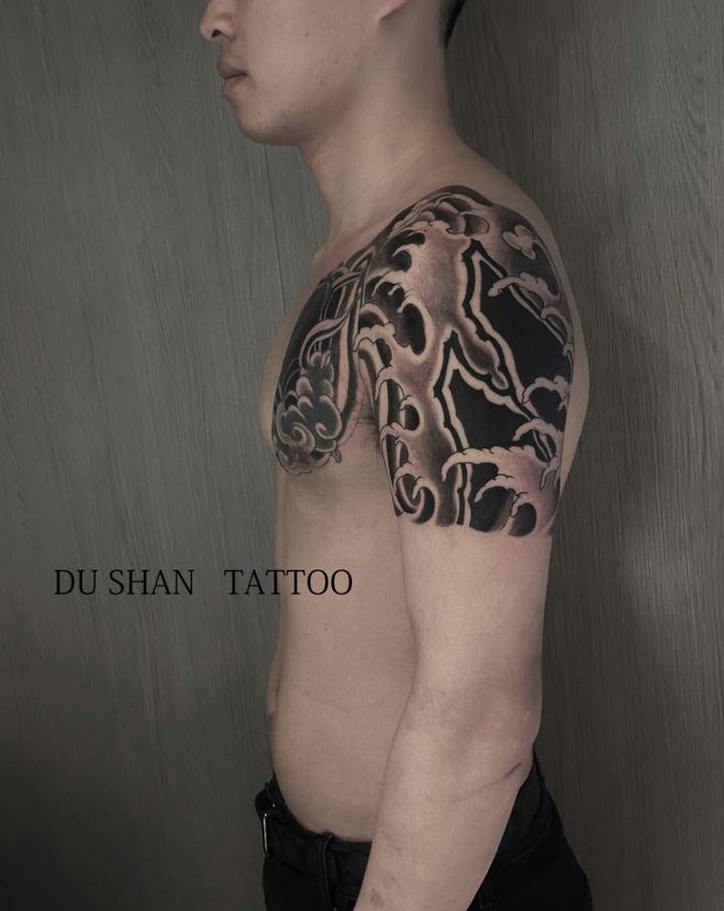 传统纹身图片_手臂新传统纹身图案