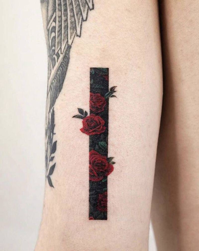 ·纹身图片_手部水彩水墨纹身图案