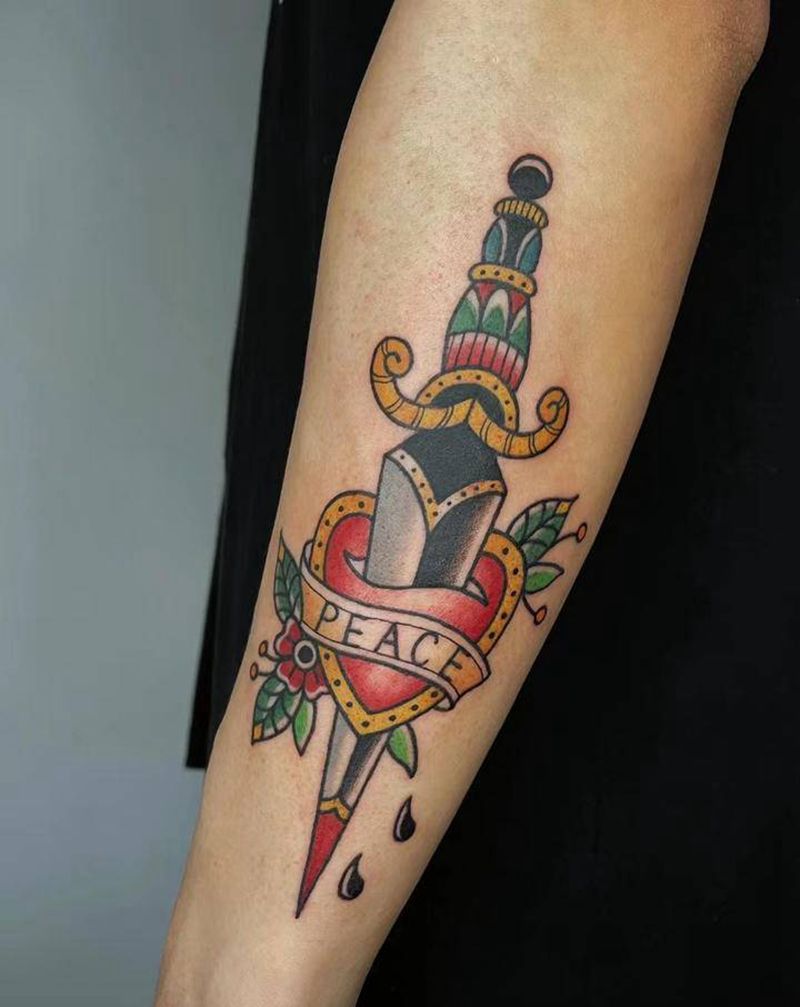 old school纹身图片_手臂Old School纹身图案