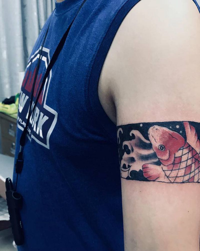 臂环纹身图片_手臂纹身图案