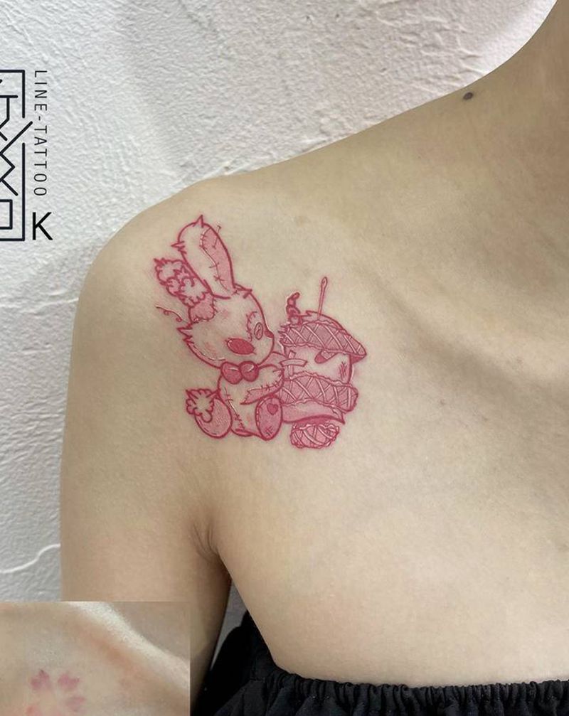 遮盖系列分享纹身图片_肩部手臂欧美写实水墨遮盖写意设计纹身图案