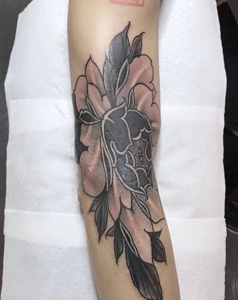 遮盖纹身图片_手臂新传统纹身图案