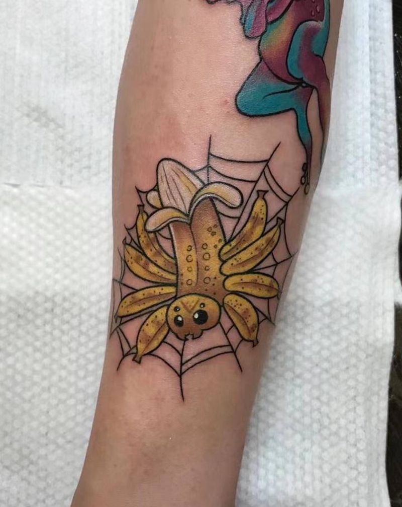 蜘蛛纹身图片_手臂New School纹身图案