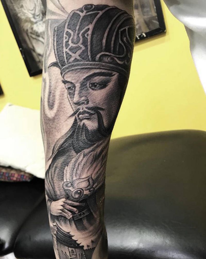 内侧加图，纹身图片_手臂欧美写实纹身图案