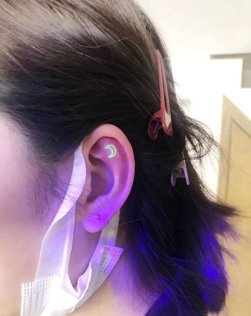 哦哟纹身图片_几何纹身图案