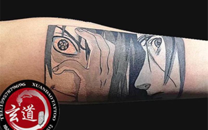 卡通纹身图片_手臂新传统纹身图案