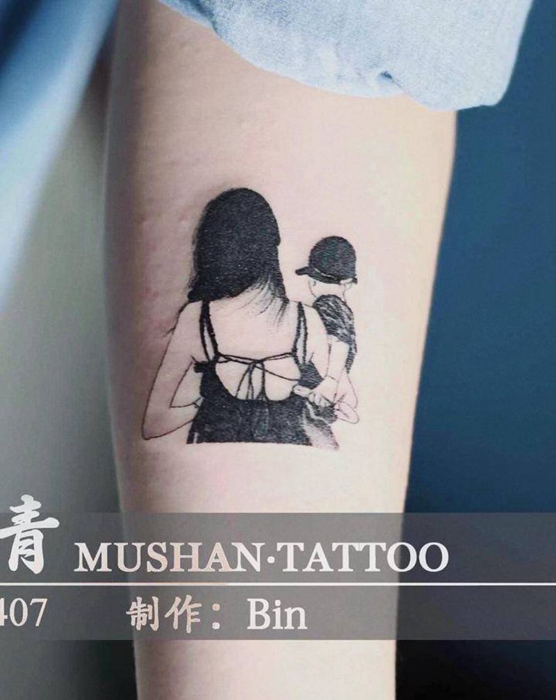 照片纹身图片_手臂纹身图案