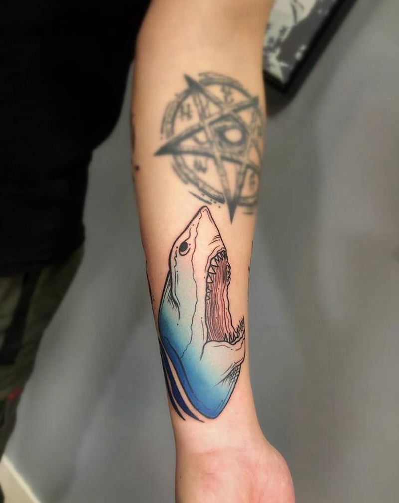 Old school小臂纹身纹身图片_手臂手部Old School新传统纹身图案