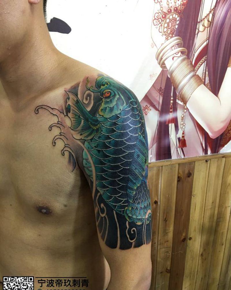 暴力遮盖纹身图片_手臂纹身图案