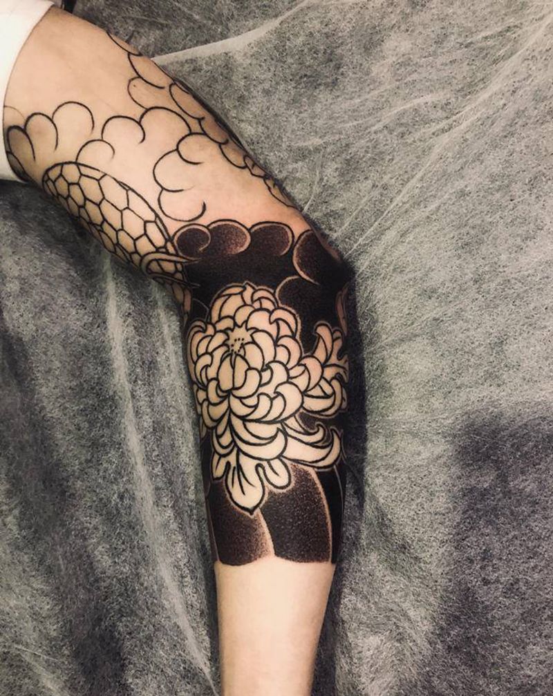 蛇纹身图片_老传统纹身图案