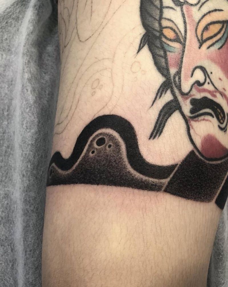 雾纹身图片_老传统纹身图案