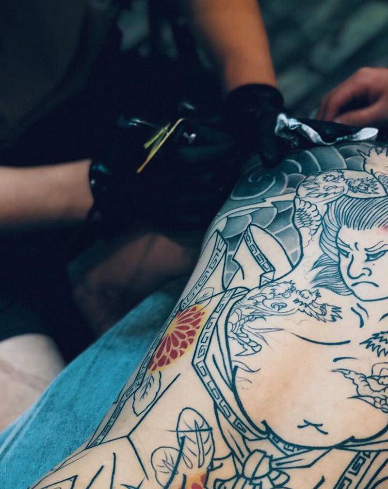 传统纹身图片_老传统纹身图案