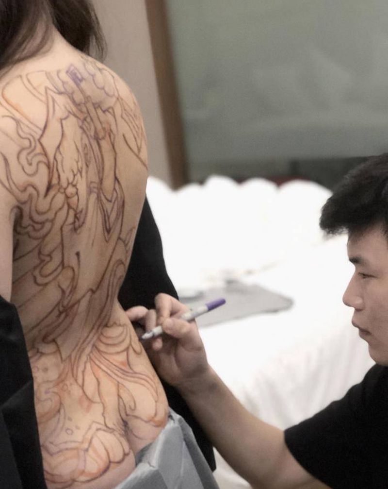 传统纹身图片_老传统纹身图案