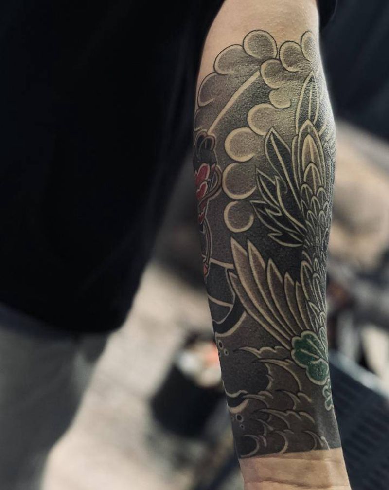 遮盖纹身图片_老传统纹身图案