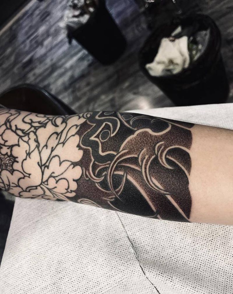 虎纹身图片_老传统纹身图案