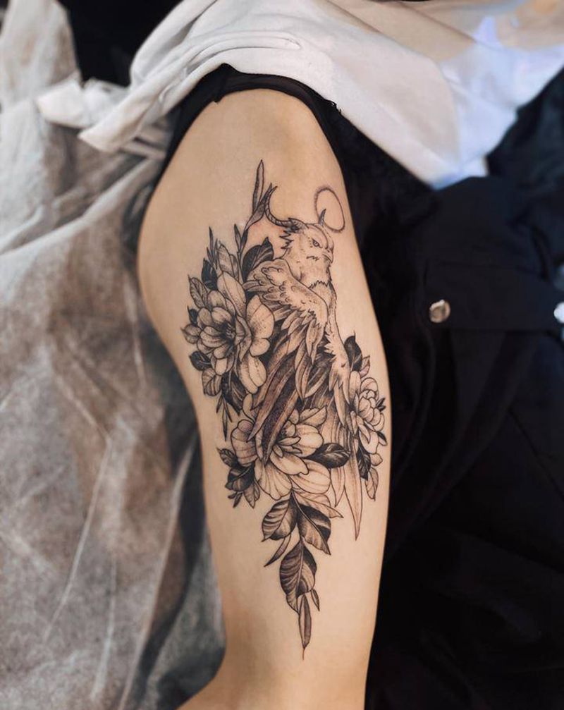 遮盖伤疤纹身图片_几何点刺纹身图案