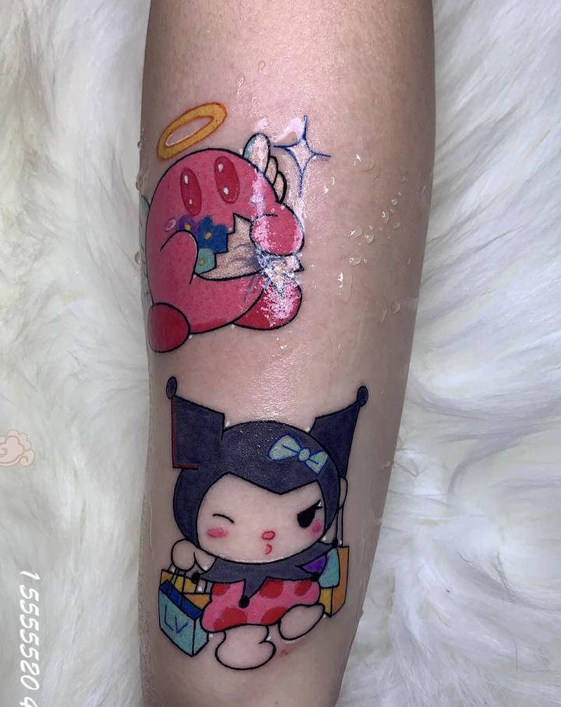 库洛米 星之卡比纹身图片_New School纹身图案