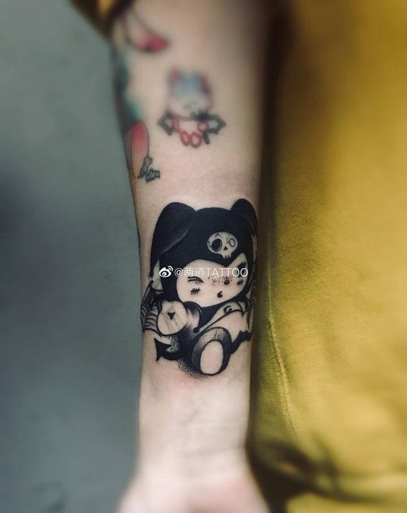 小恶魔遮盖纹身纹身图片_手臂手部New SchoolOld School纹身图案